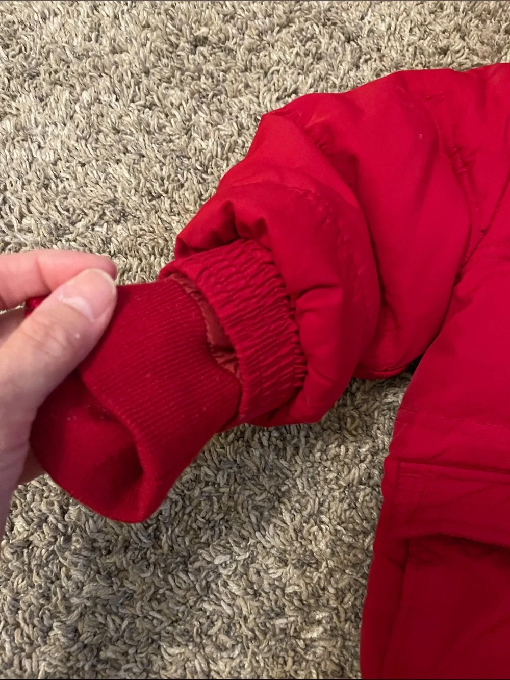 Baby gap feather filled down jacket & 2t and old navy lined snow pants bundle